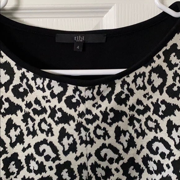 Tibi Leopard print Sweatshirt with side Zips - Picture 3 of 9